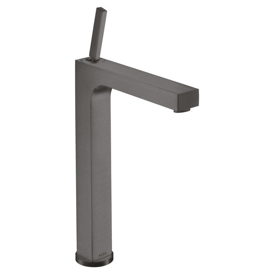 Mélangeur de lavabo CITTERIO
270, S 201 mm, goulot fixe
haute colonne
H jusqu'à aérateur 277 mm
H levier ouvert 395 mm
poignée à levier
vidage excentrique, débit
5 l/min, groupe acoustique I