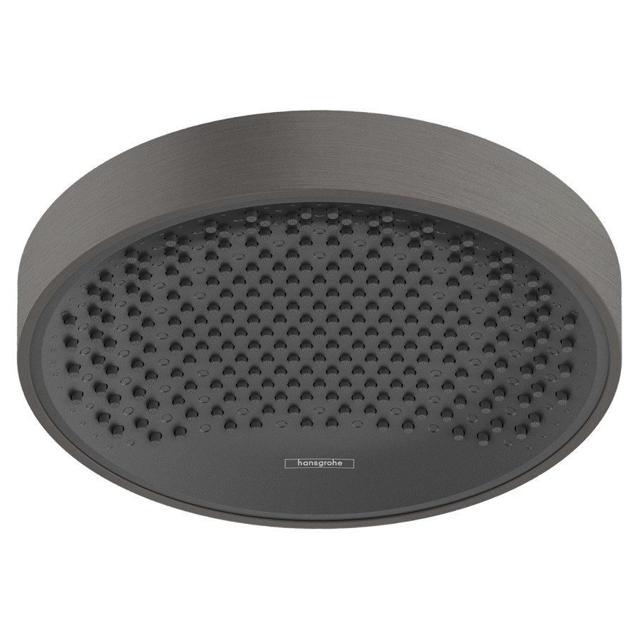 Pomme de douche RAINFINITY 250
D 25 cm, 1jet EcoSmart
Quick Clean, PowderRain
basculable de 2 x 5°
débit 9 l/min
sans bras de douche murale/
plafond 758 175/176