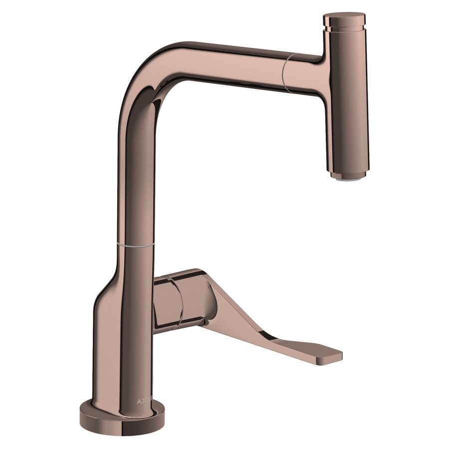 Mélangeur d'évier CITTERIO
SELECT, S 219 mm, goulot
orientable, douche extensible
150°, Select-Button On/Off
débit 10 l/min