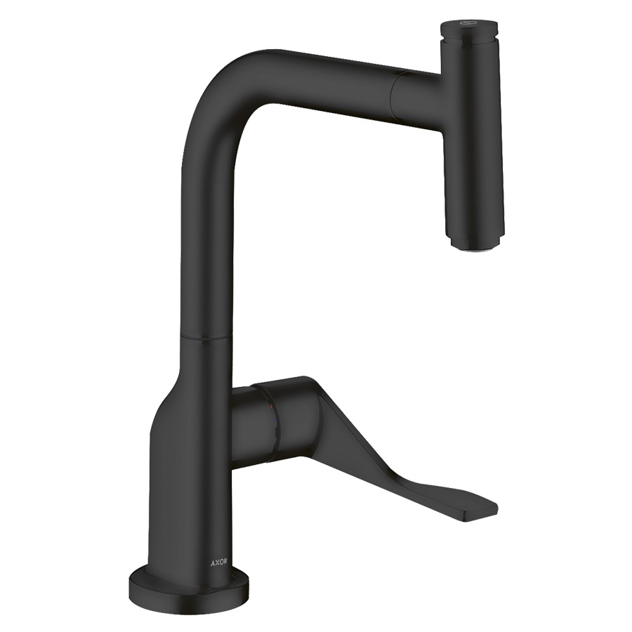 Mélangeur d'évier CITTERIO
SELECT, S 219 mm, goulot
orientable, douche extensible
150°, Select-Button On/Off
débit 10 l/min