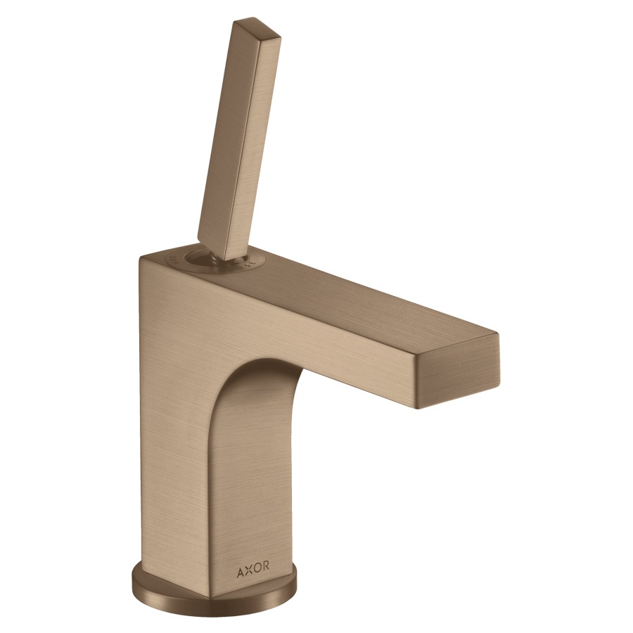 Mélangeur de lavabo CITTERIO
90, S 110 mm, goulot fixe
poignée à levier
vidage excentrique, débit
5 l/min, groupe acoustique I