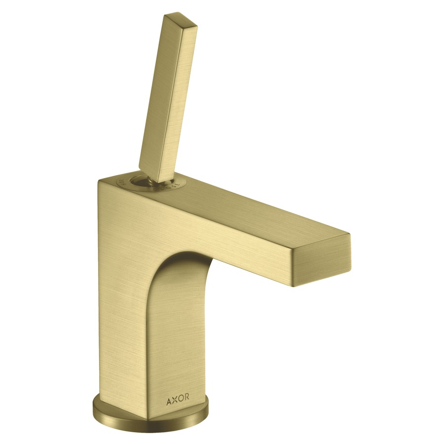 Mélangeur de lavabo CITTERIO
90, S 110 mm, goulot fixe
poignée à levier
vidage excentrique, débit
5 l/min, groupe acoustique I
