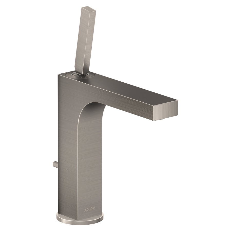 Mélangeur de lavabo CITTERIO
160, S 141 mm, goulot fixe
poignée à levier
vidage excentrique, débit
5 l/min, groupe acoustique I