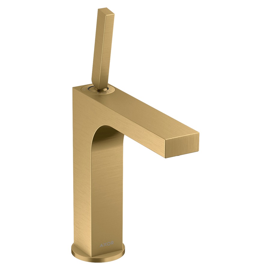 Mélangeur de lavabo CITTERIO
160, S 141 mm, goulot fixe
poignée à levier, avec soupape
à grille non verouillable
débit 5 l/min
groupe acoustique I