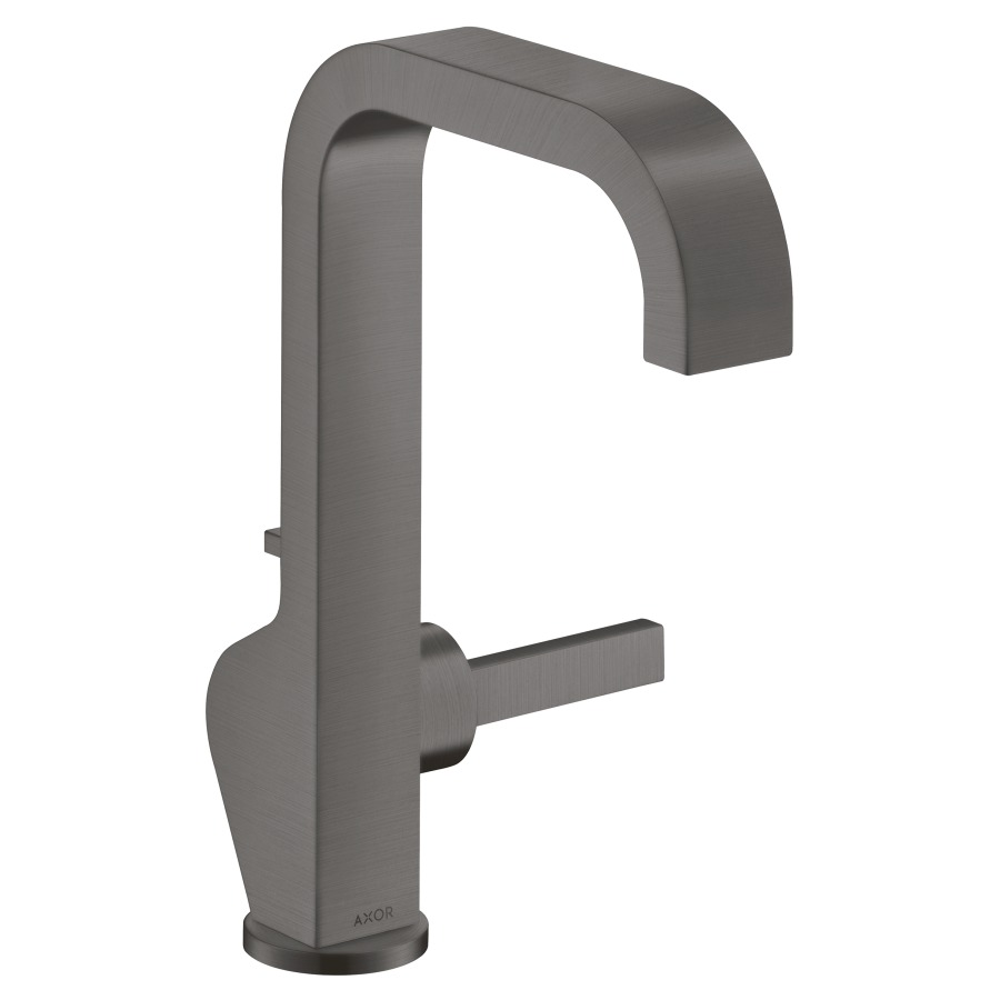 Mélangeur de lavabo CITTERIO
190, S 160 mm, goulot fixe
poignée à levier latérale
vidage excentrique, débit
5 l/min, groupe acoustique I