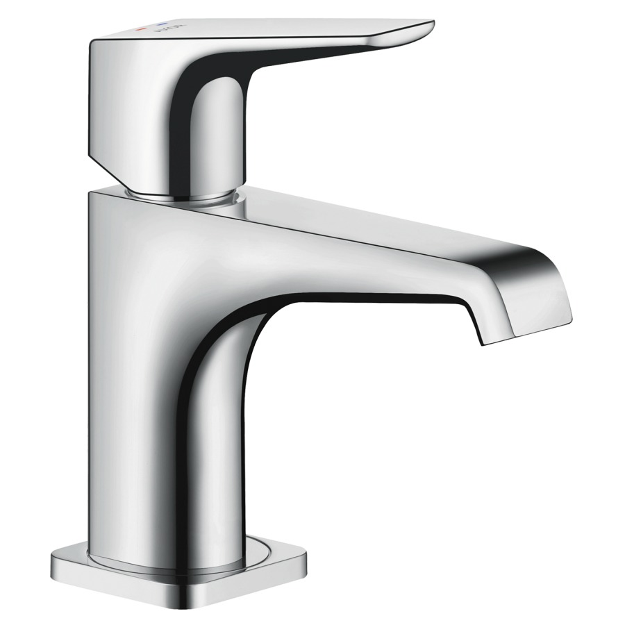 Mélangeur de lavabo CITTERIO E
S 135 mm, goulot fixe
poignée à levier, avec vidage
à plaque toujours ouverte
débit 5 l/min
groupe acoustique I