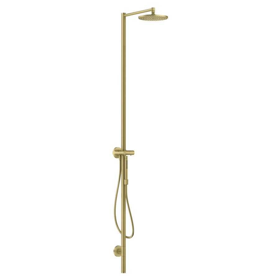 Système de douche STARCK 240
1jet, thermostat
douche de tête PowderRain
douche à main Rain, Mono
tuyau de douche, support de
douche, sans corps à encastrer
757 013