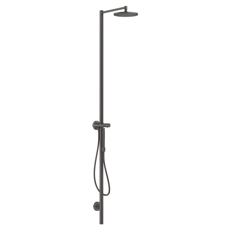 Système de douche STARCK 240
1jet, thermostat
douche de tête PowderRain
douche à main Rain, Mono
tuyau de douche, support de
douche, sans corps à encastrer
757 013