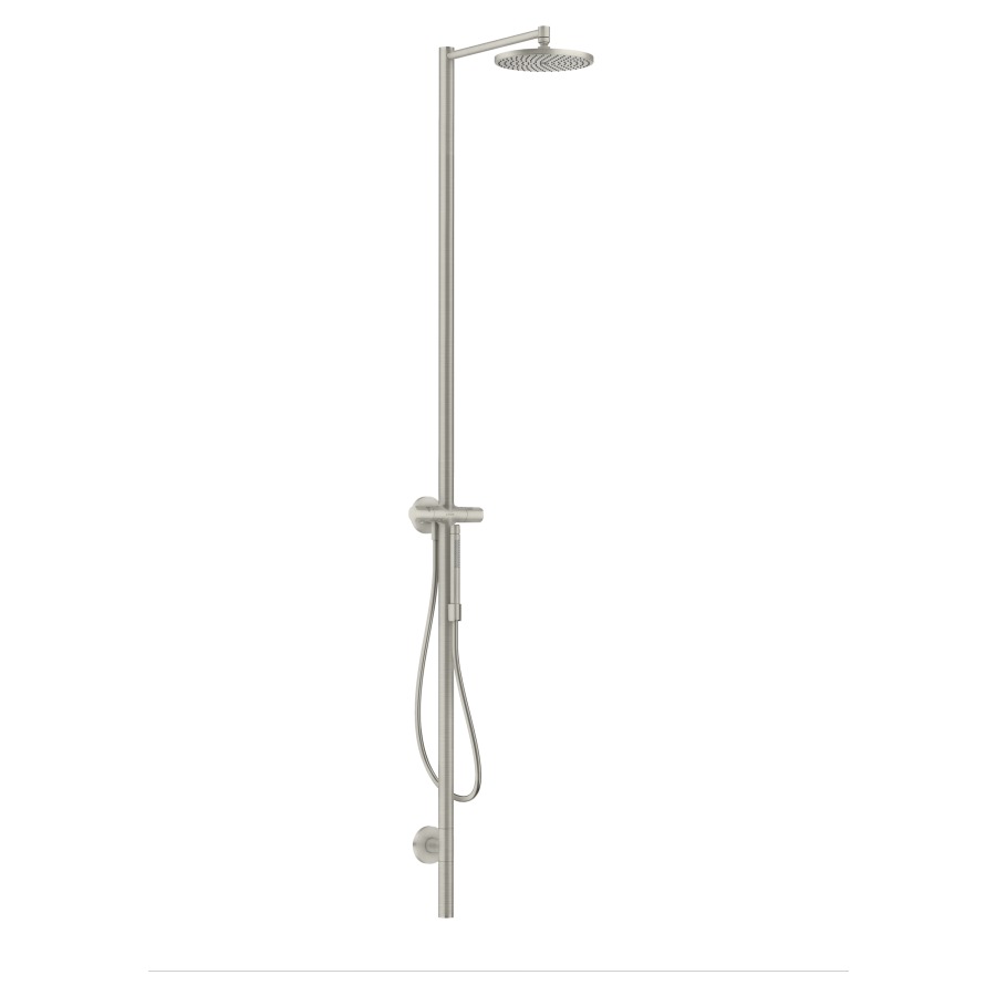 Système de douche STARCK
NATURE 240
1jet, mélangeur
douche de tête PowderRain
douche à main Rain, Mono
tuyau de douche, support de
douche, convient aussi pour
l'extérieur