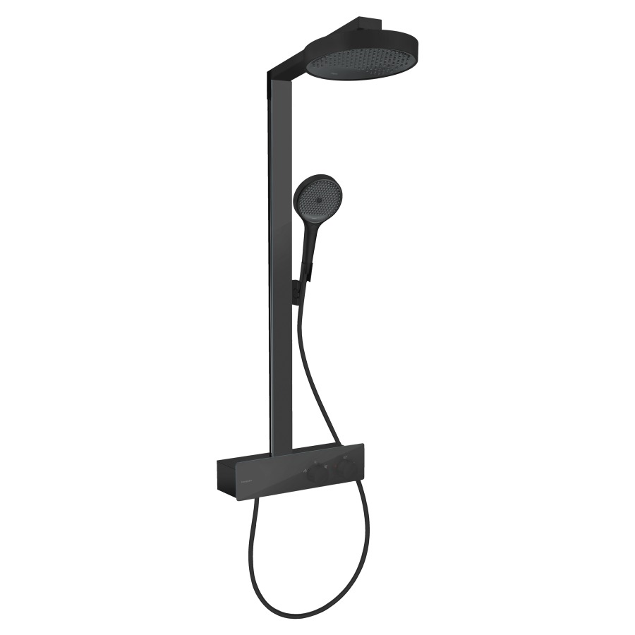 Système de douche RAINFINITY
250, 1jet, EcoSmart
avec thermostat ShowerTablet
350, pour 2 fonctions
douche de tête Rainfinity 250
1jet D 25 cm, douche à main
PowderRain, Intense PowderRain
MonoRain, glissière de douche
100 cm, tuyau de douche