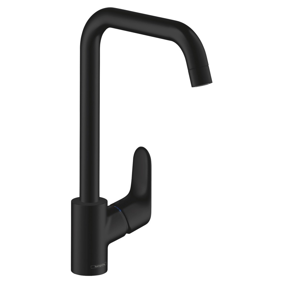 Mélangeur d'évier FOCUS 260
S 204 mm, goulot orientable
réglables à 110°, 150° ou 360°
Quick Clean, débit 12 l/min
groupe acoustique I
