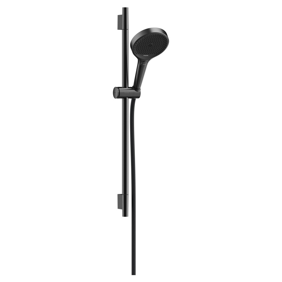 Garniture de douche RAINFINITY
130, 3jet, PowderRain/Intense
PowderRain/MonoRain
glissière de douche S Puro
65 cm, support de douche
tuyau de douche Designflex
160 cm