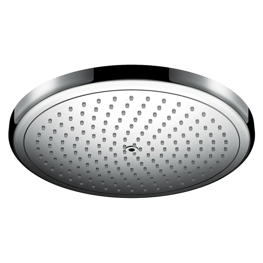 Pomme de douche CROMA 280
D 28 cm, 1jet EcoSmart
Quick Clean, RainAir
basculable 2 x 26°
débit 8,5 l/min
sans bras de douche murale/
plafond 758 823/175/176