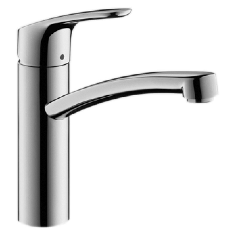 Mélangeur d'évier FOCUS 160
S 220 mm, goulot orientable
360°, aérateur Quick Clean
débit 12 l/min
groupe acoustique I