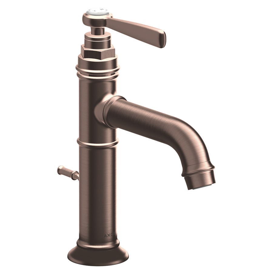 Mélangeur de lavabo MONTREUX
S 142 mm, goulot fixe
vidage excentrique, débit
5 l/min
