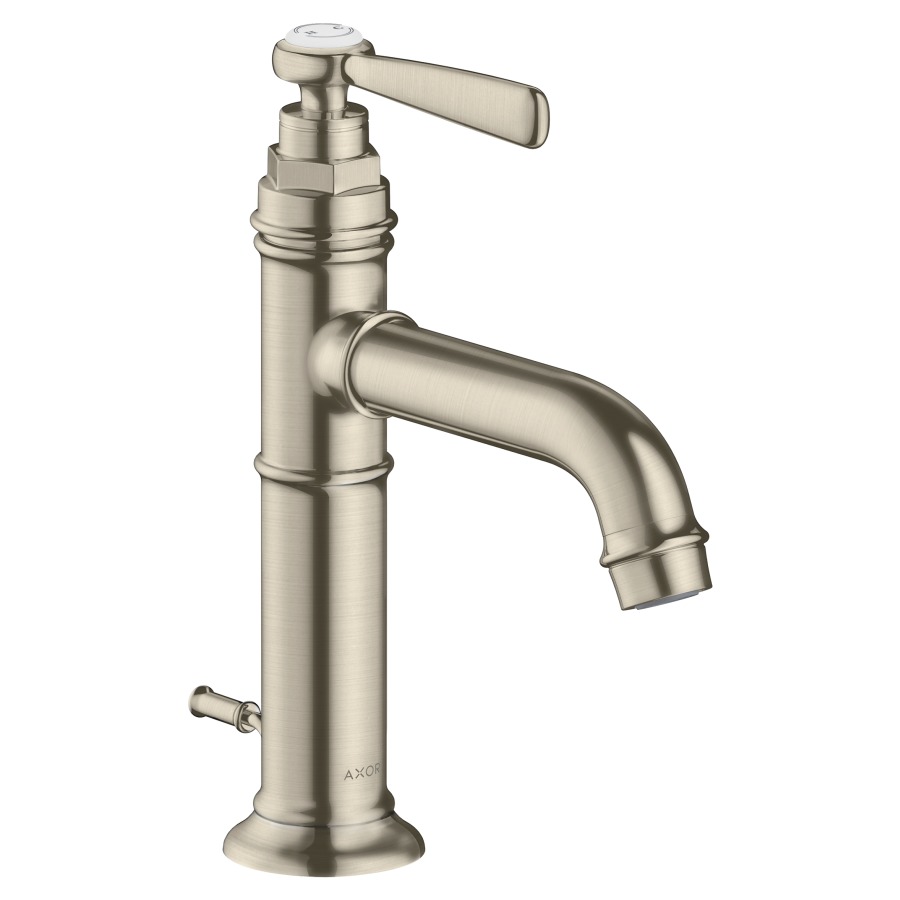Mélangeur de lavabo MONTREUX
S 142 mm, goulot fixe
vidage excentrique, débit
5 l/min