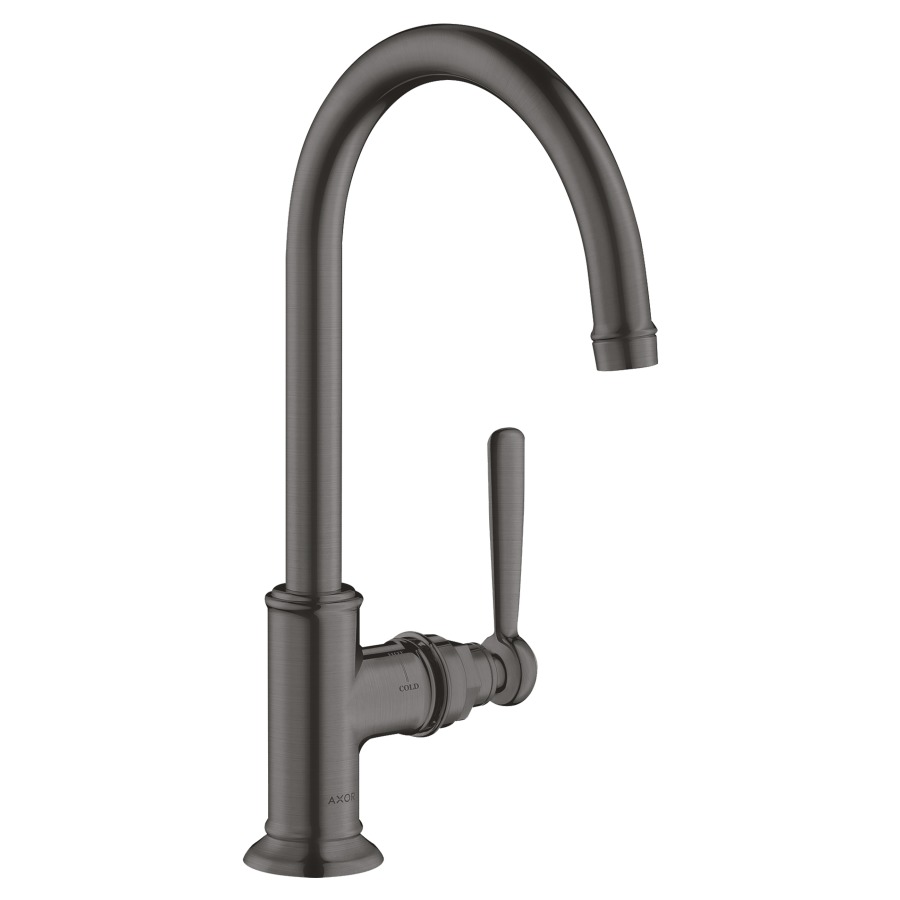 Mélangeur de lavabo MONTREUX
S 175 mm, H 323 mm
goulot orientable 120°
avec soupape à grille
non verouillable
débit 5 l/min