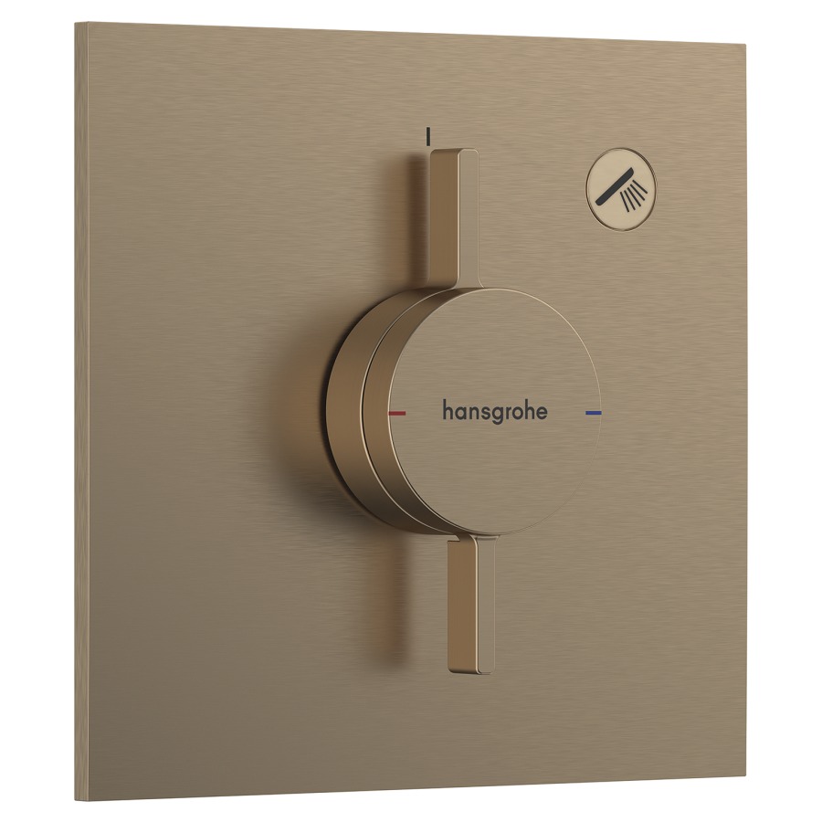 Mélangeur de douche DUOTURN E
UP, set de montage final
15,5 x 15,5 cm, pour commander
1 fonction, débit 29.5 l/min
sans corps à encastrer 757 049