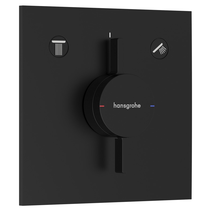 Mélangeur de douche DUOTURN E
UP, set de montage final
15,5 x 15,5 cm, pour commander
2 fonctions, débit 29.5 l/min
sans corps à encastrer 757 049