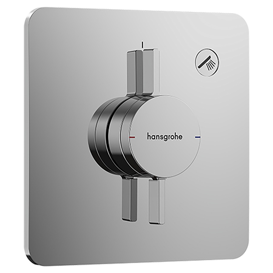 Mélangeur de douche DUOTURN Q
UP, set de montage final
15,5 x 15,5 cm, pour commander
1 fonction, débit 29.5 l/min
sans corps à encastrer 757 049