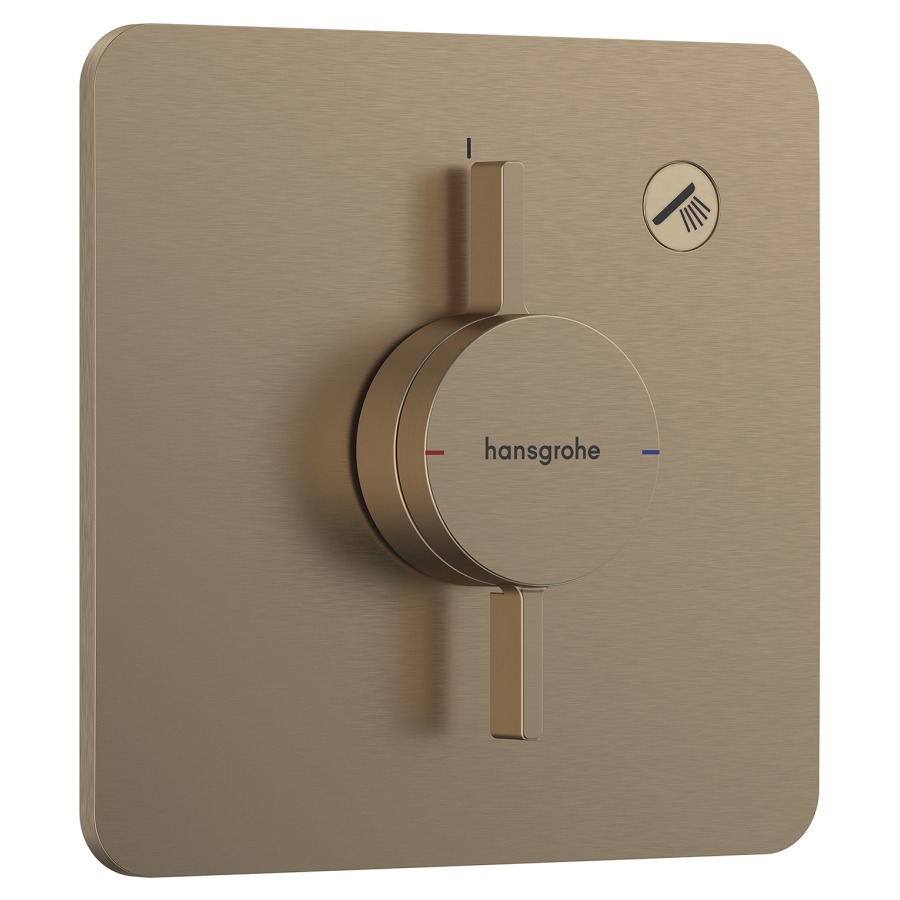 Mélangeur de douche DUOTURN Q
UP, set de montage final
15,5 x 15,5 cm, pour commander
1 fonction, débit 29.5 l/min
sans corps à encastrer 757 049