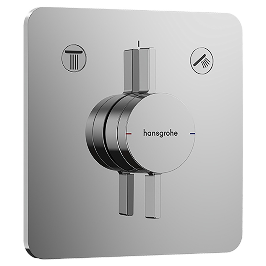 Mélangeur de douche DUOTURN Q
UP, set de montage final
15,5 x 15,5 cm, pour commander
2 fonctions, débit 29.5 l/min
sans corps à encastrer 757 049