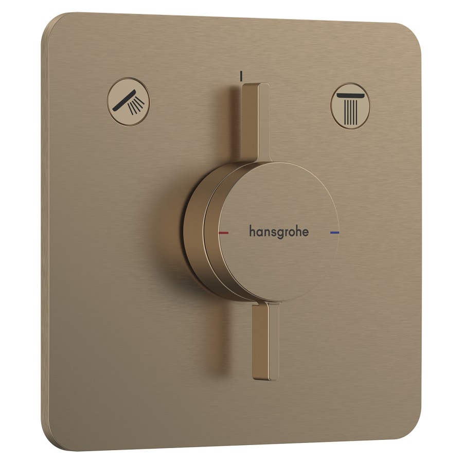 Mélangeur de douche DUOTURN Q
UP, set de montage final
15,5 x 15,5 cm, pour commander
2 fonctions, débit 29.5 l/min
sans corps à encastrer 757 049