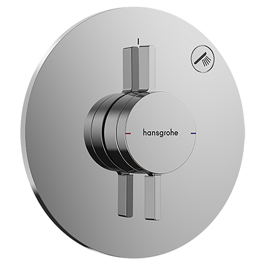Mélangeur de douche DUOTURN S
UP, set de montage final
D 15,5 cm, pour commander
1 fonction, débit 29.5 l/min
sans corps à encastrer 757 049