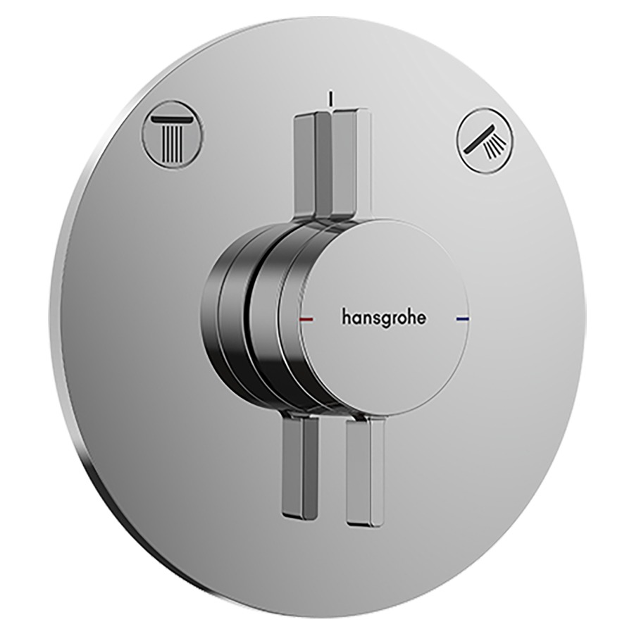 Mélangeur de douche DUOTURN S
UP, set de montage final
D 15,5 cm, pour commander
2 fonctions, débit 29.5 l/min
sans corps à encastrer 757 049