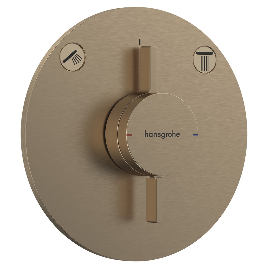 Mélangeur de douche DUOTURN S
UP, set de montage final
D 15,5 cm, pour commander
2 fonctions, débit 29.5 l/min
sans corps à encastrer 757 049