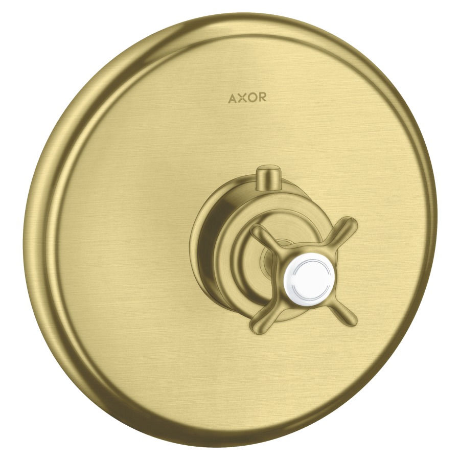 Thermostat MONTREUX
set de montage final
D 17,6 cm, sans robinet
d'arrêt, sans corps à
à encastrer 757 011, débit
43 l/min, groupe acoustique II