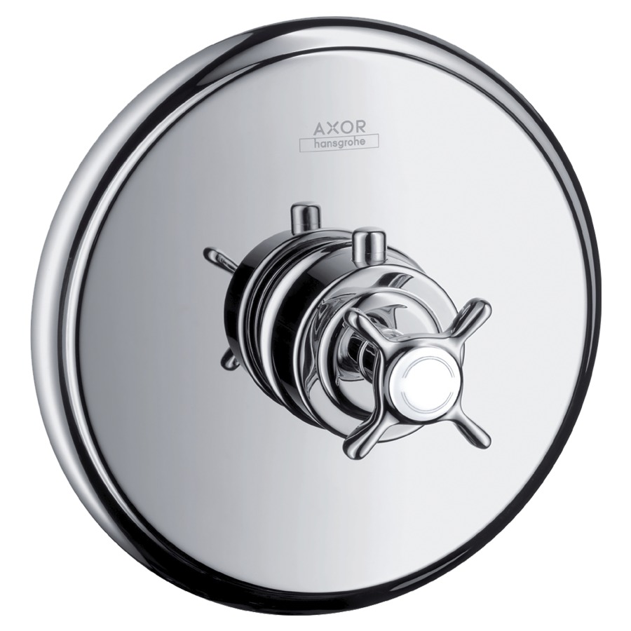 Thermostat Highflow MONTREUX
59 l/min set de montage final
D 17,6 cm, sans robinet
d'arrêt, sans corps à
encastrer 757 011
groupe acoustique II