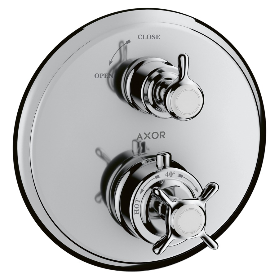 Thermostat MONTREUX
set de montage final
D 17,6 cm, avec robinet
d'arrêt, 1 fonction
sans 757 011
groupe acoustique I