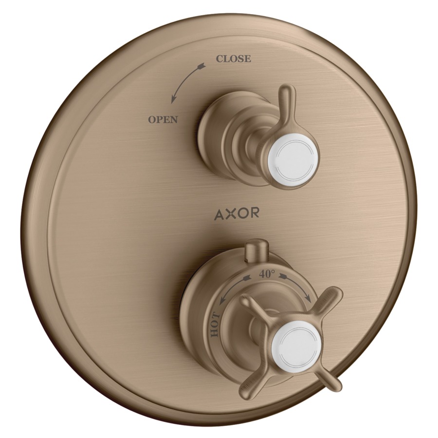 Thermostat MONTREUX
set de montage final
D 17,6 cm, avec robinet
d'arrêt, 1 fonction
sans 757 011
groupe acoustique I
