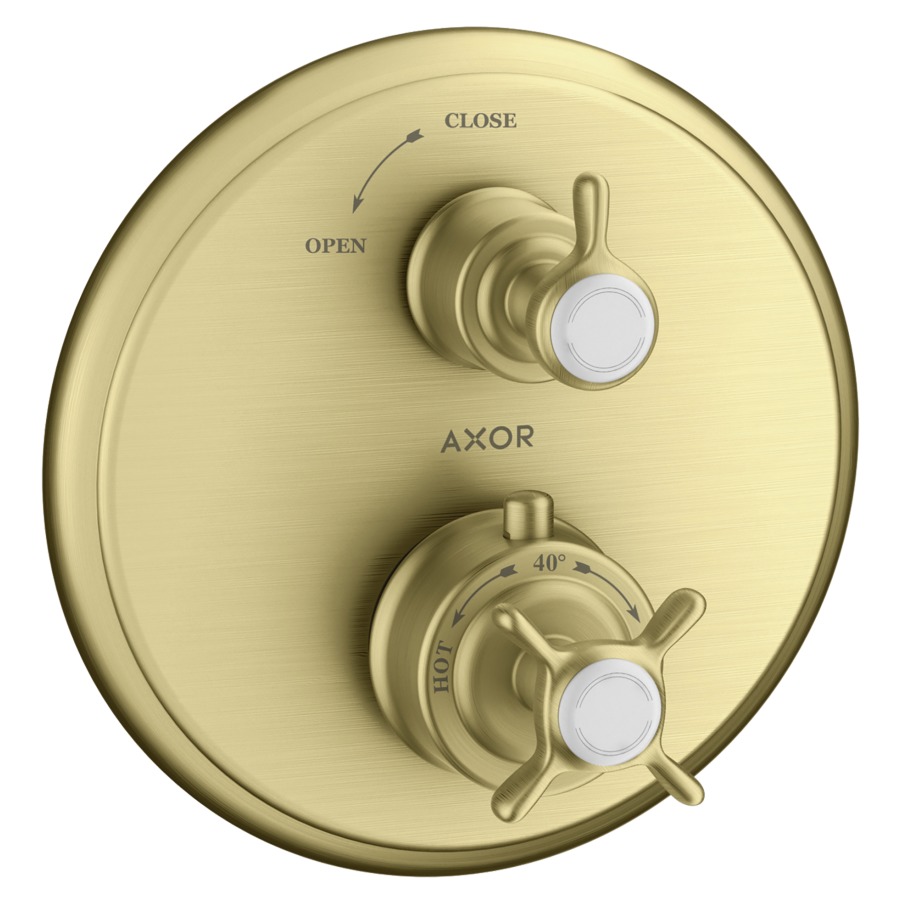 Thermostat MONTREUX
set de montage final
D 17,6 cm, avec robinet
d'arrêt, 1 fonction
sans 757 011
groupe acoustique I