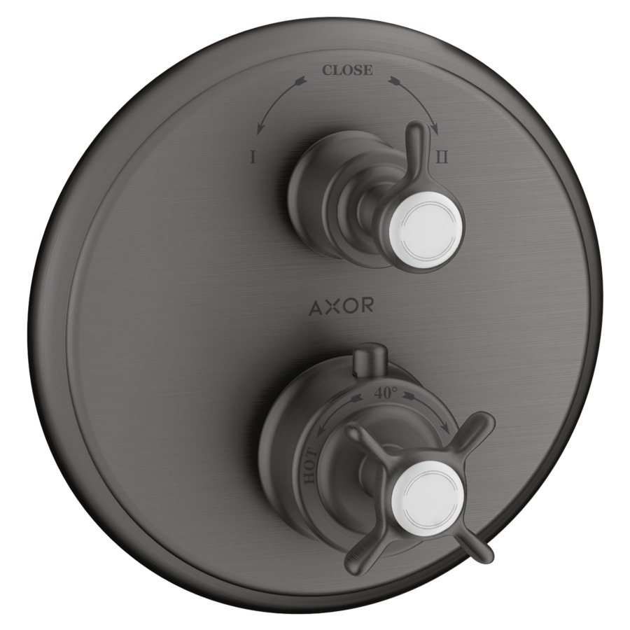 Thermostat MONTREUX
set de montage final
D 17,6 cm, avec robinet
d'arrêt et inverseur
sans 757 011
groupe acoustique I