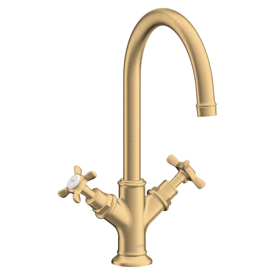 Batterie de lavabo MONTREUX
S 175 mm, goulot orientable
vidage excentrique, débit
5 l/min, groupe acoustique I