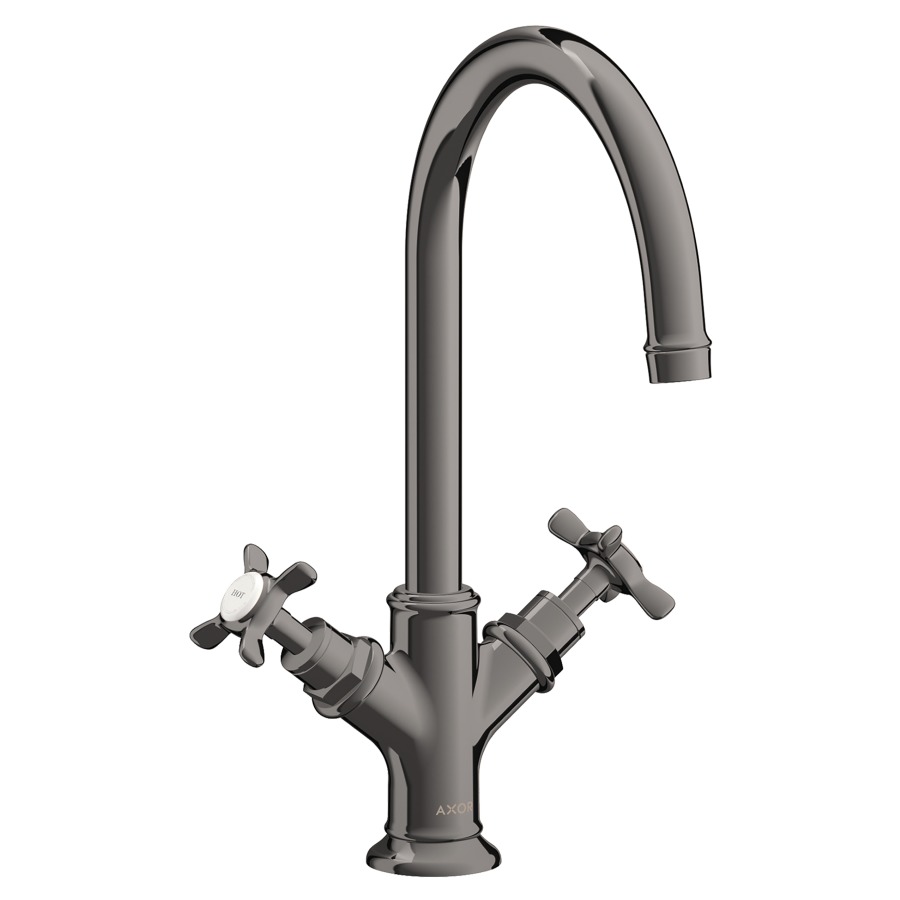 Batterie de lavabo MONTREUX
S 175 mm, goulot orientable
vidage excentrique, débit
5 l/min, groupe acoustique I