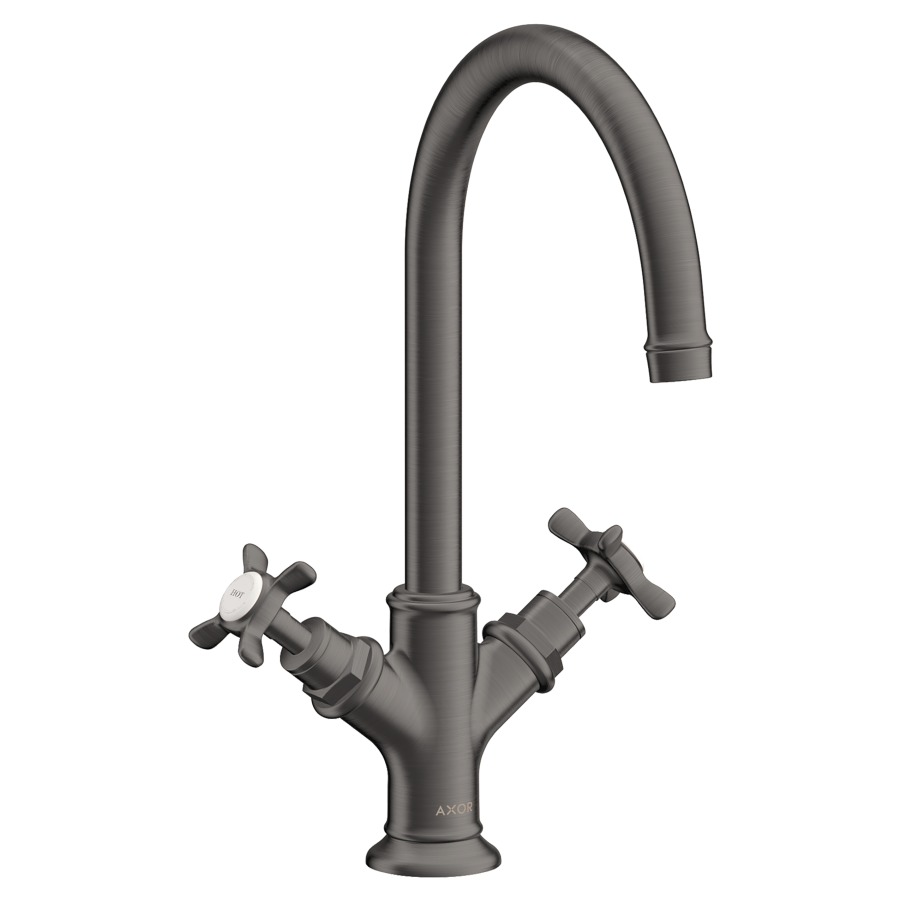 Batterie de lavabo MONTREUX
S 175 mm, goulot orientable
vidage excentrique, débit
5 l/min, groupe acoustique I
