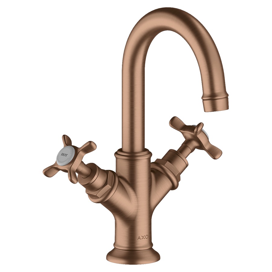 Batterie de lavabo MONTREUX
160, S 117 mm, goulot orien-
tabile, vidage excentrique
débit 5 l/min, groupe
acoustique I