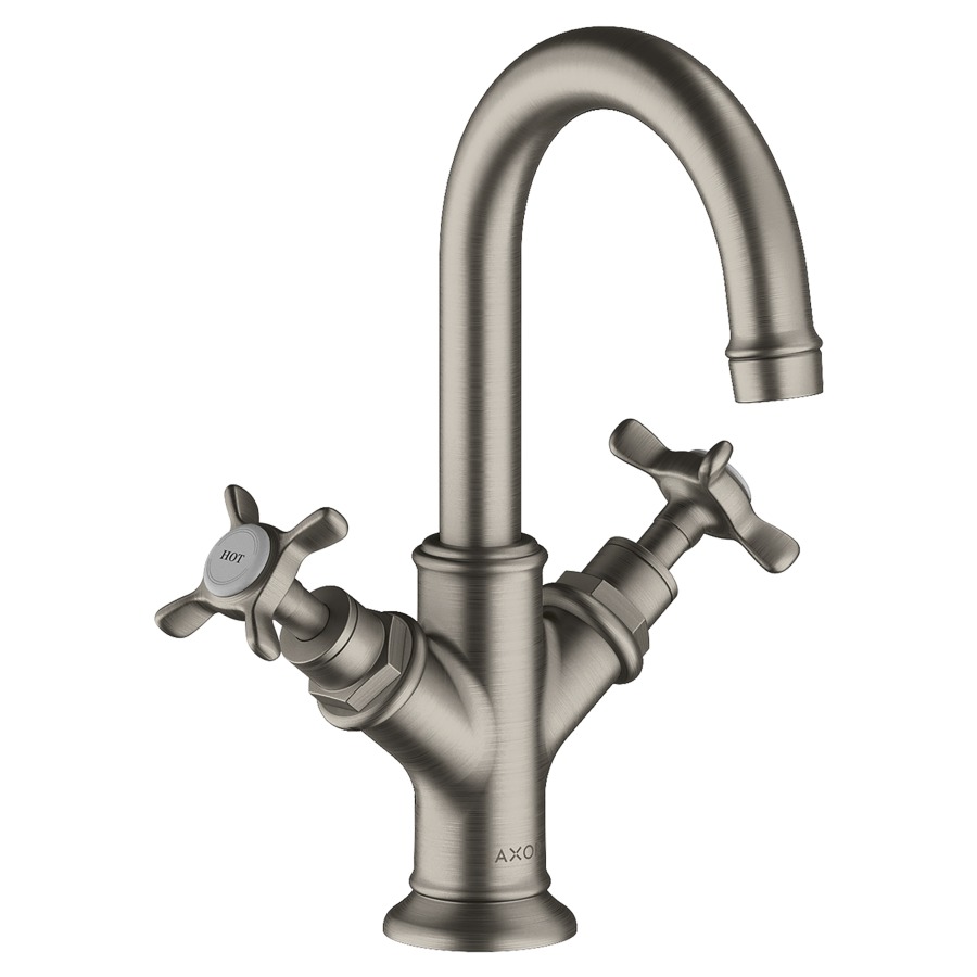 Batterie de lavabo MONTREUX
160, S 117 mm, goulot orien-
tabile, vidage excentrique
débit 5 l/min, groupe
acoustique I