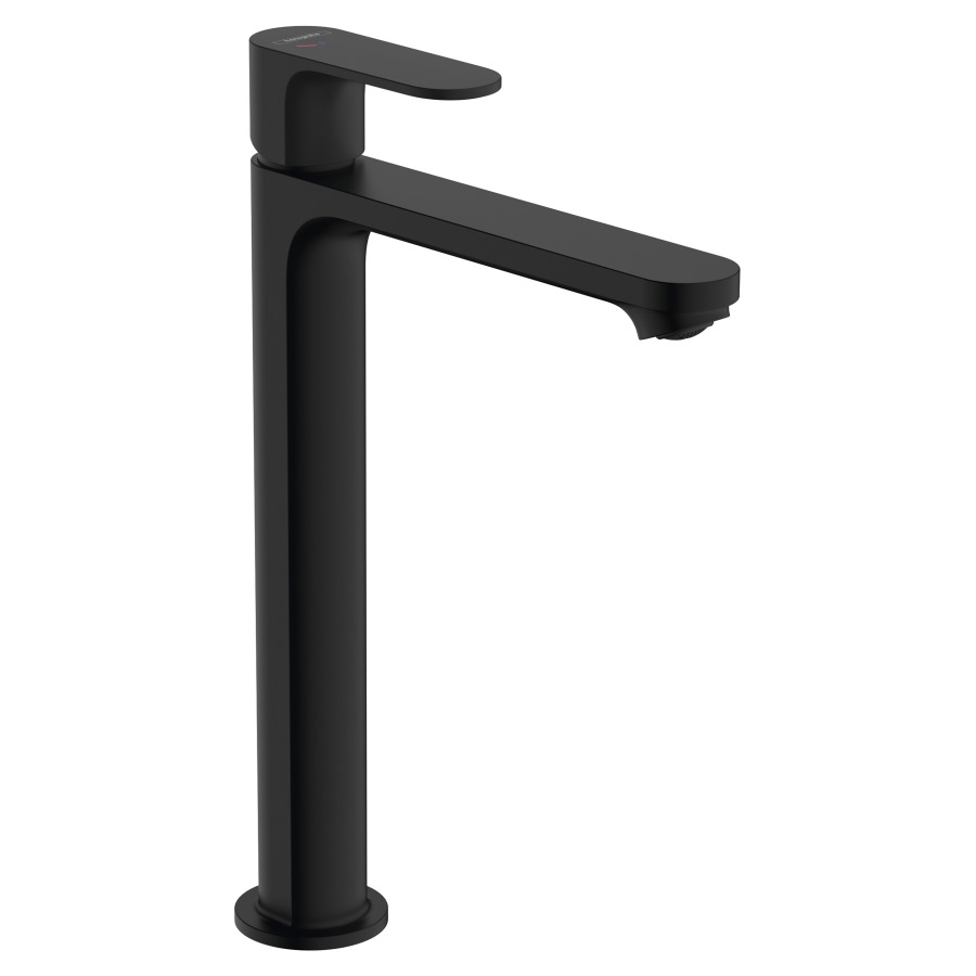 Mélangeur lavabo REBRIS S 240
S 169 cm, goulot fixe
CoolStart - eau froide par
position de levier au milieu
débit 5 l/min., avec vidage
excentrique
groupe acoustique I