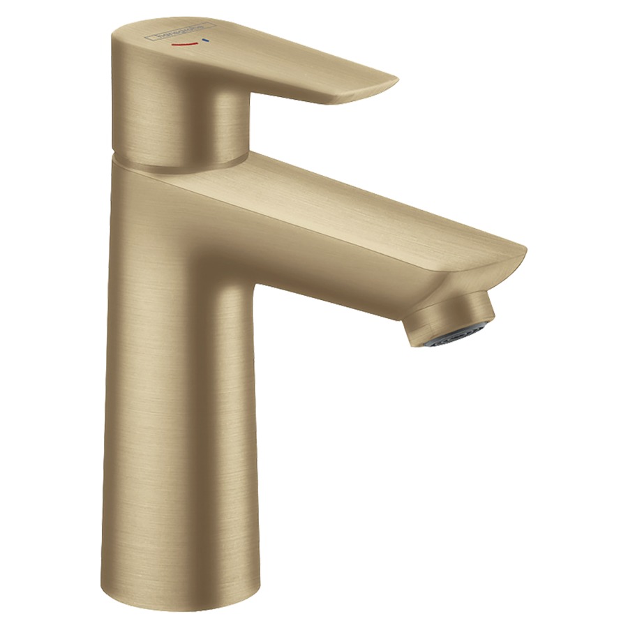 Mélangeur de lavabo TALIS E
110 COOLSTART, S 112 mm
goulot fixe, eau froide
en position centrale, débit
5 l/min, vidage excentrique
groupe acoustique I