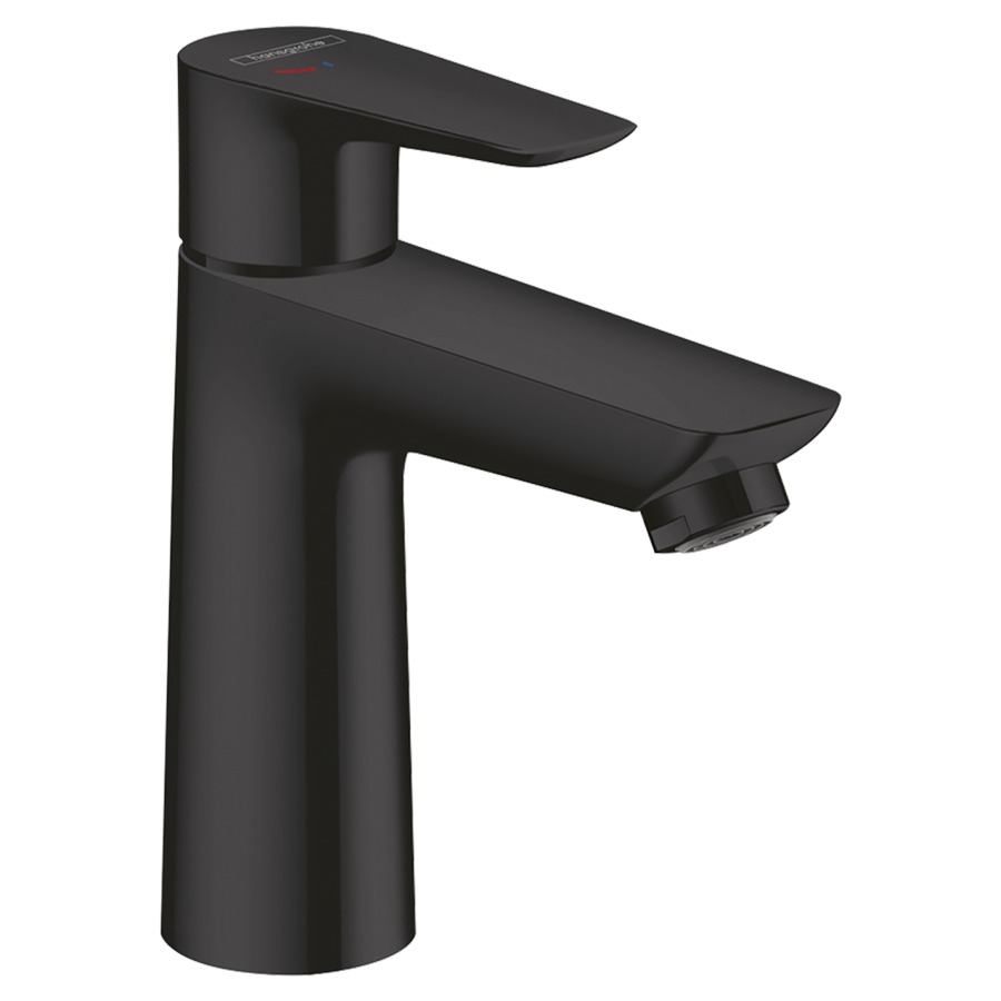 Mélangeur de lavabo TALIS E
110 COOLSTART, S 112 mm
goulot fixe, eau froide
en position centrale, débit
5 l/min, sans vidage
groupe acoustique I