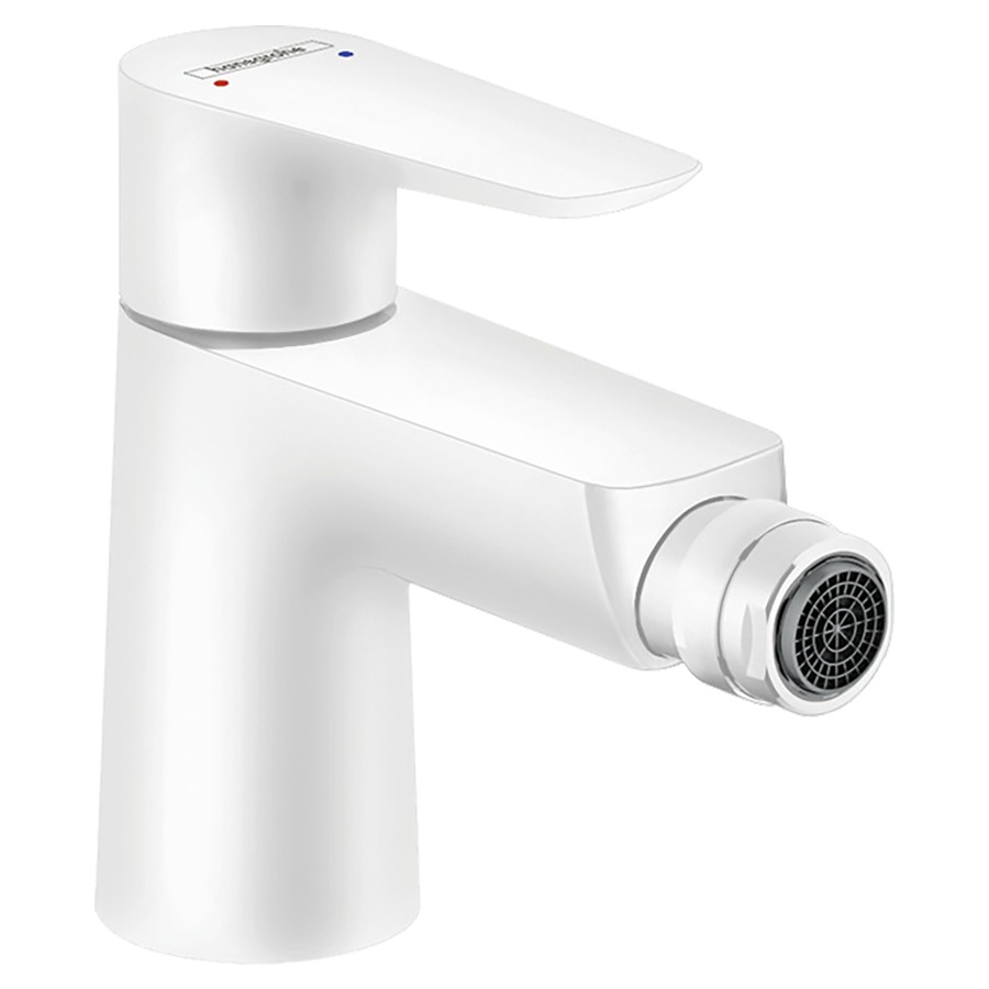 Mélangeur de bidet TALIS E
goulot S 116 mm, buse orien-
table, débit 5 l/min
vidage excentrique