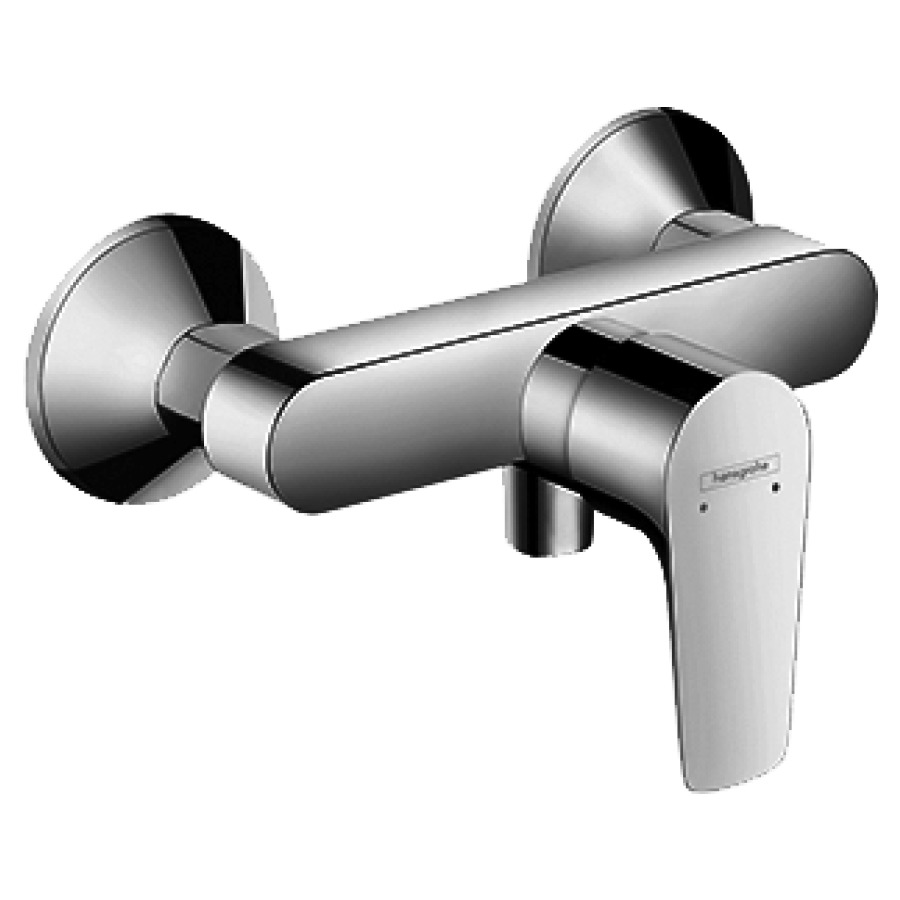 Mélangeur de douche TALIS E
E 153 mm, sans raccords, 3/4"
débit 22 l/min
sans garniture de douche
groupe acoustique I