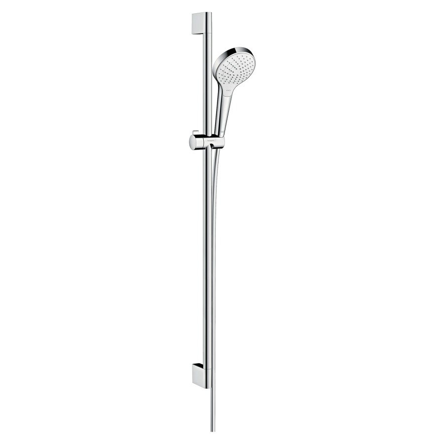 Garniture de douche CROMA
SELECT S 110, Vario EcoSmart
Quick Clean, Rain/TurboRain
IntenseRain, glissière 90 cm
tuyau de douche 160 cm
débit 9 l/min
groupe acoustique I