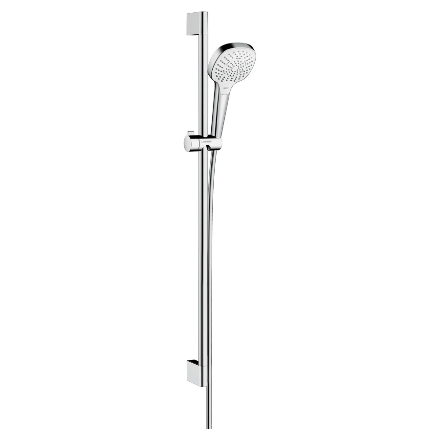 Garniture de douche CROMA
SELECT E 110, Multi EcoSmart
Quick Clean, SoftRain
IntenseRain/jet de massage
glissière 90 cm
tuyau de douche 160 cm
débit 9 l/min