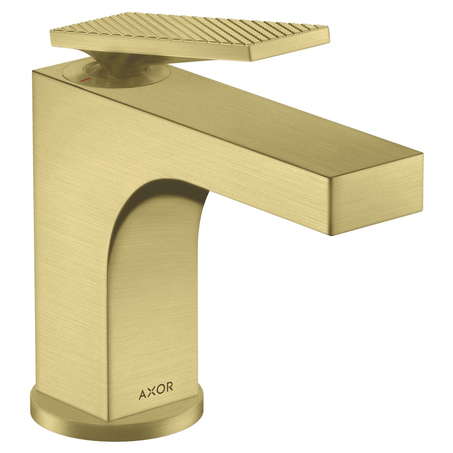 Mélangeur lavabo CITTERIO 90
S 112 mm, goulot fixe
avec poignée à levier
coupe rhombique, avec vidage
excentrique, débit 5 l/min