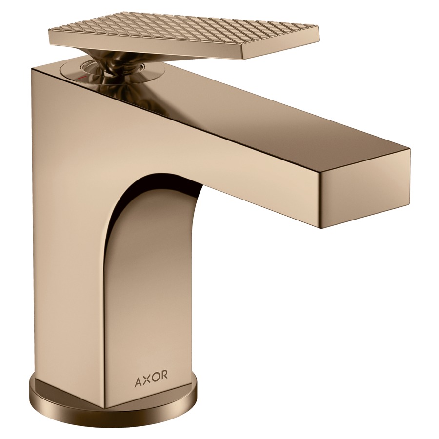 Mélangeur lavabo CITTERIO 90
S 112 mm, goulot fixe
avec poignée à levier
coupe rhombique, avec vidage
excentrique, débit 5 l/min